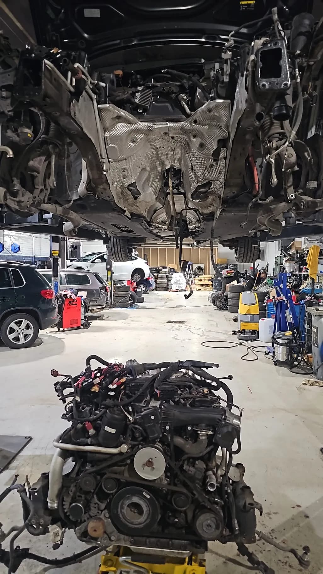 Audi A6 2018 3.0BiTDi kamkedjereparation 1