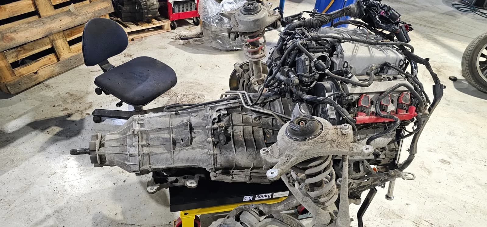 Audi S5 3.0TFSI jakoketjun remontti