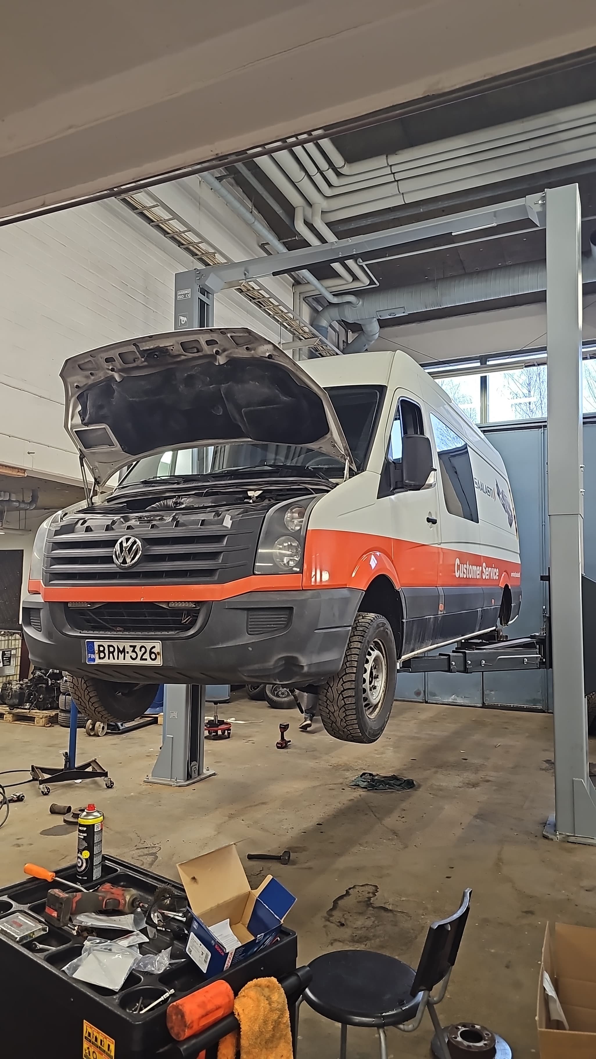 Volkswagen Crafter kytkinhuolto 5